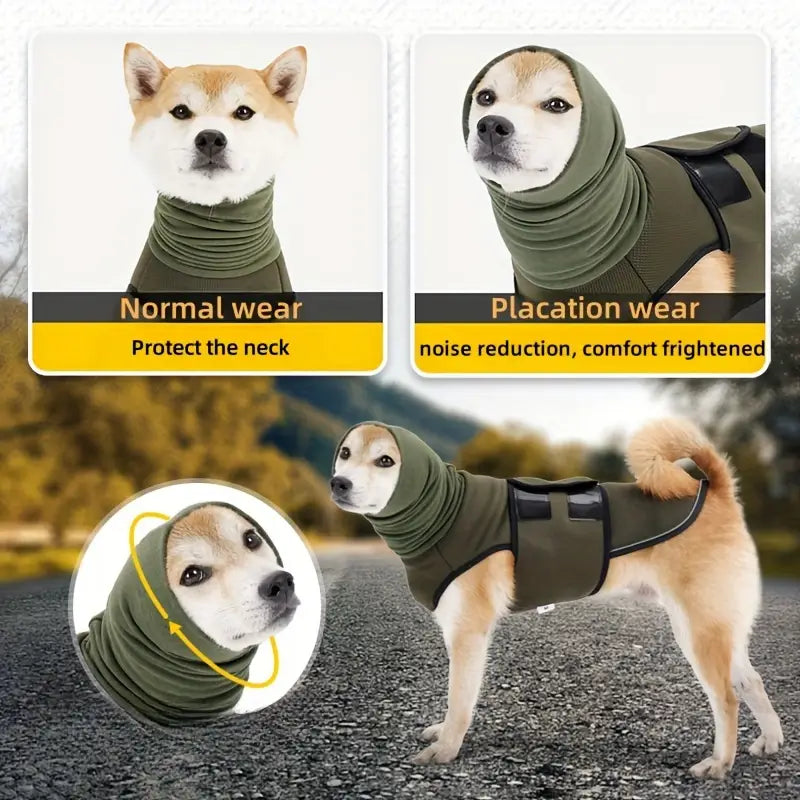 2nd Gen Upgraded Comfort-Fit Dog Anxiety Jacket – Dual-Use Soothing & Anti-Shock Pet Protector (XS-3XL)