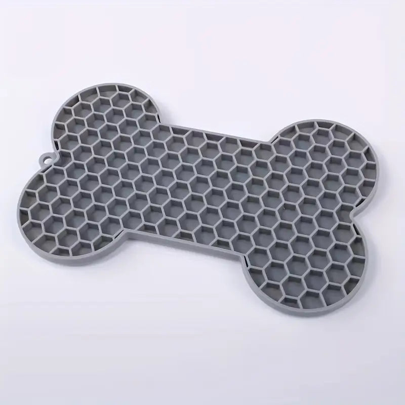 Anxiety Relief Dog Lick Pad – Slow Feeder with Suction Cups for Treats