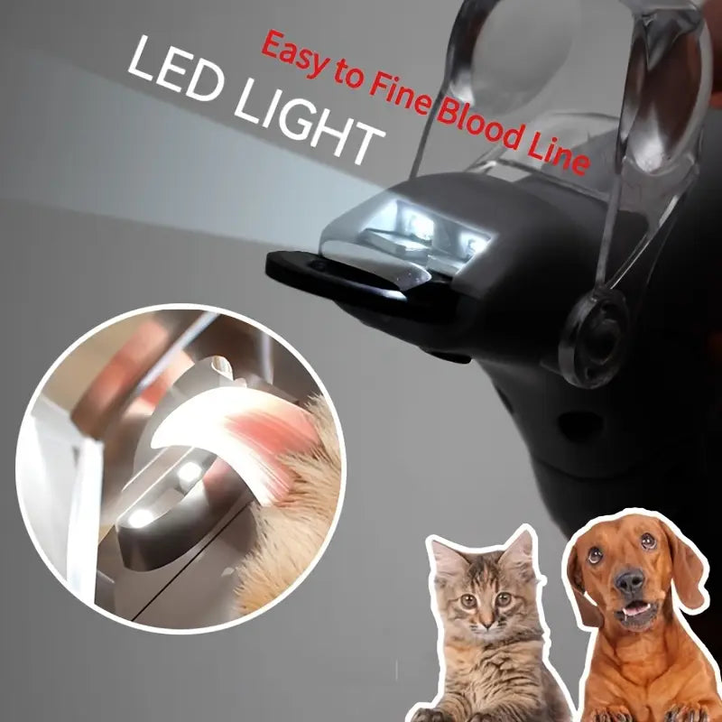 Cat & Dog Nail Care Kit – Clippers & LED Light