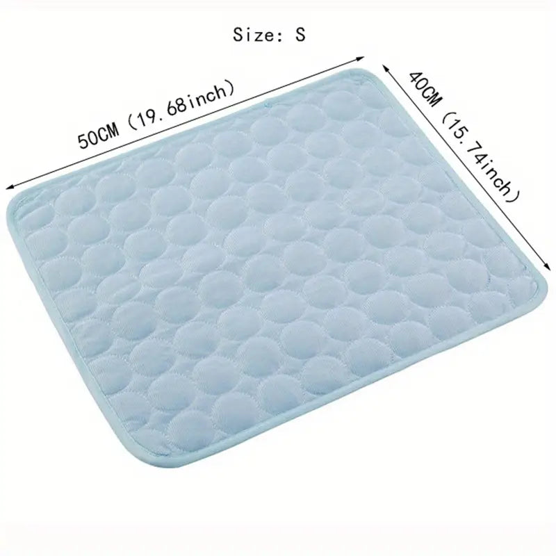 BEIYU PET Cooling Mat for Dogs & Cats – Breathable Washable Summer Comfort Pad (XS - XXL)