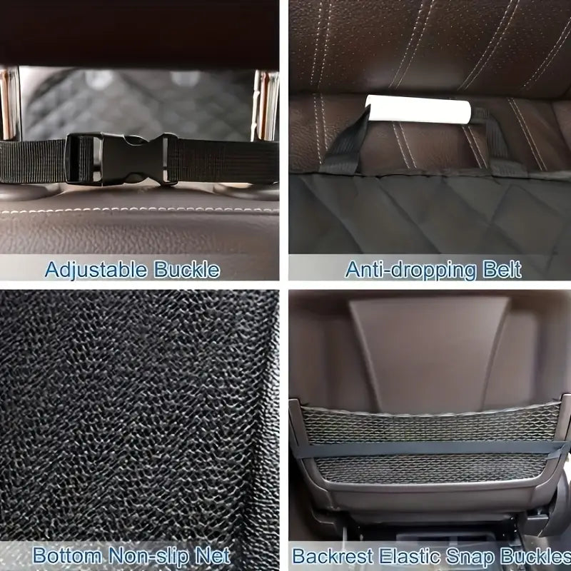 Multifunctional Pet Car Seat Cover – Anti-Scratch, Anti-Dirt & Travel-Friendly for Dogs and Cats