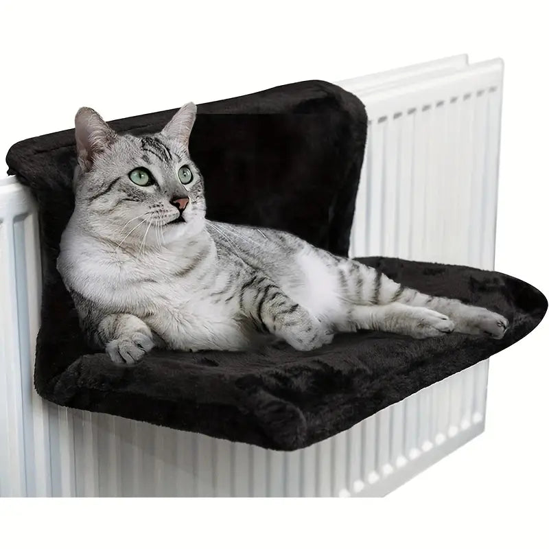 Cat Hanging Bed – Plush Flannel Hammock for Small Pets