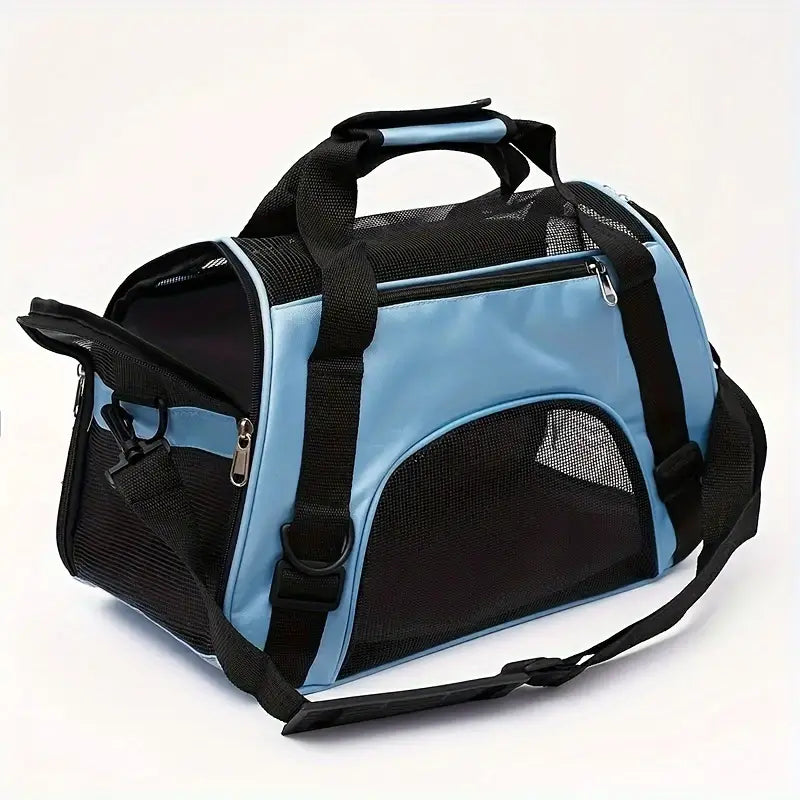Portable Pet Carrier for Cats & Dogs – Airline-Approved Foldable Travel Bag (S - L)