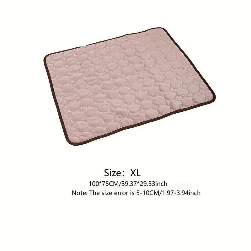 BEIYU PET Cooling Mat for Dogs & Cats – Breathable Washable Summer Comfort Pad (XS - XXL)