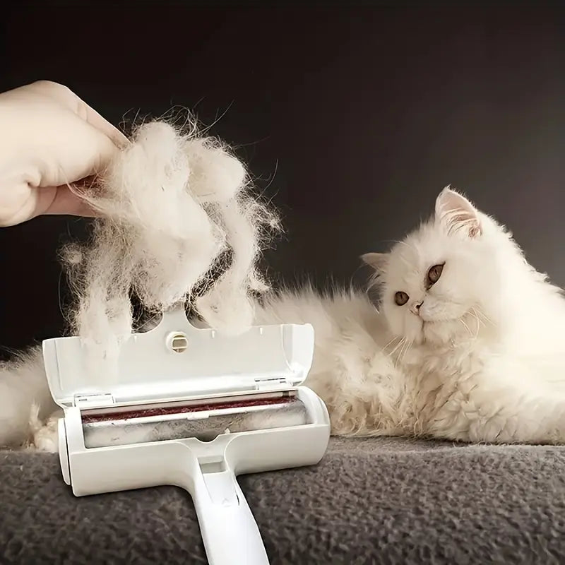 Reusable Portable Lint Roller Brush – Fast Pet Hair Removal for Furniture & Clothing