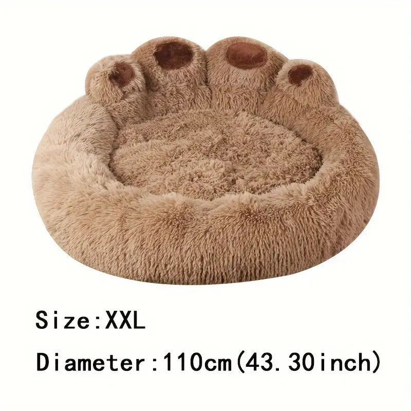Soft Long Plush Cat & Dog Bed – Warm Winter Kennel Mat & Cozy Sleeping Sofa for Pets (S-3XL)