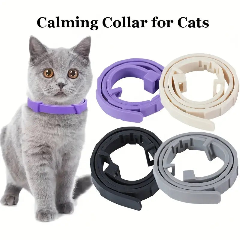 60-Day Pheromone Pet Calming Collar – Natural Stress Relief for Cats & Dogs During Loud Noises
