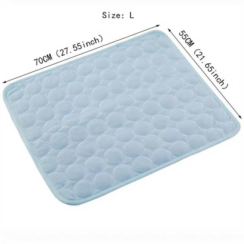 BEIYU PET Cooling Mat for Dogs & Cats – Breathable Washable Summer Comfort Pad (XS - XXL)