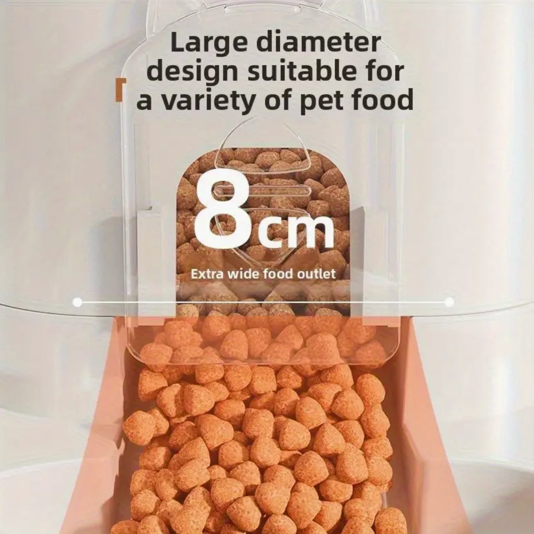Integrated Automatic Feeder And Water Dispenser for Pets, Suitable for Both Cats And Dogs.