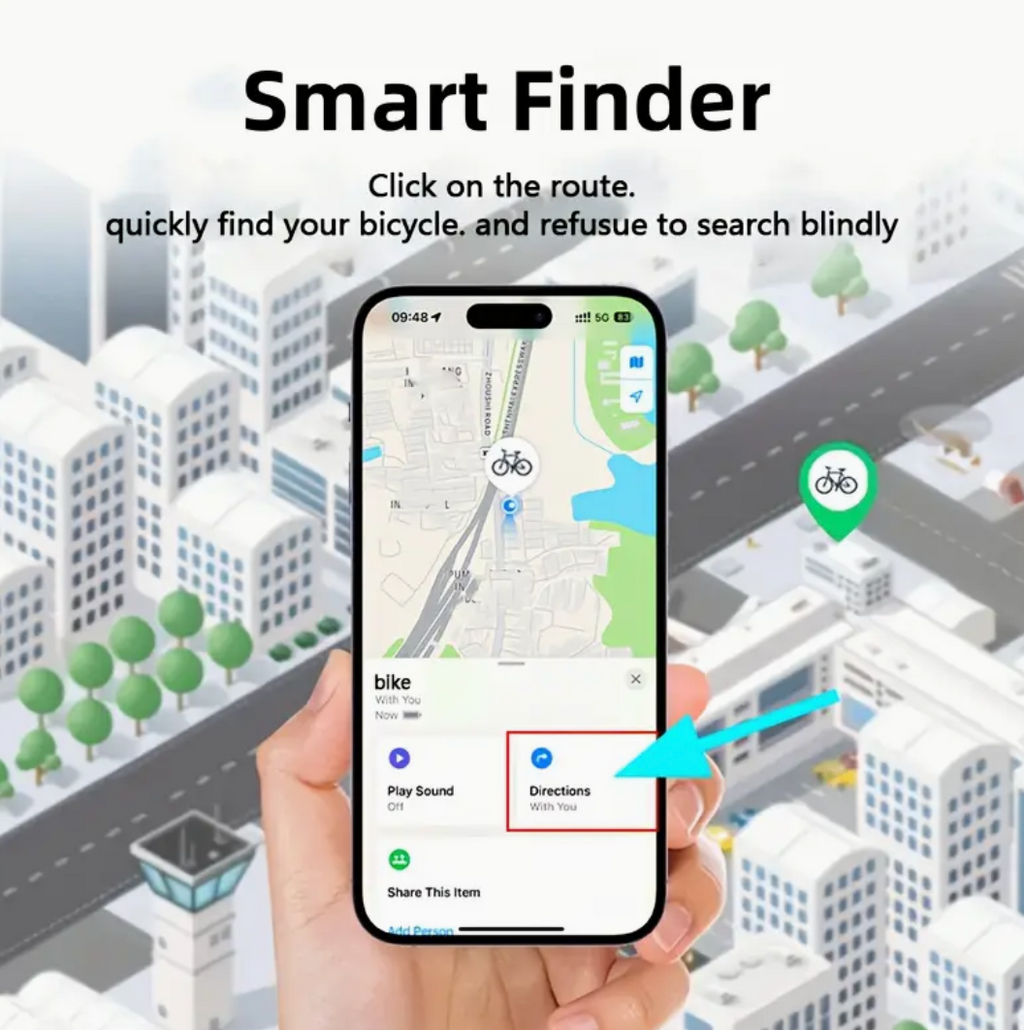 Dog/Cat Air Tracker Smart Tag with a durable silicone protective sleeve and requires no extra attachments (IOS)