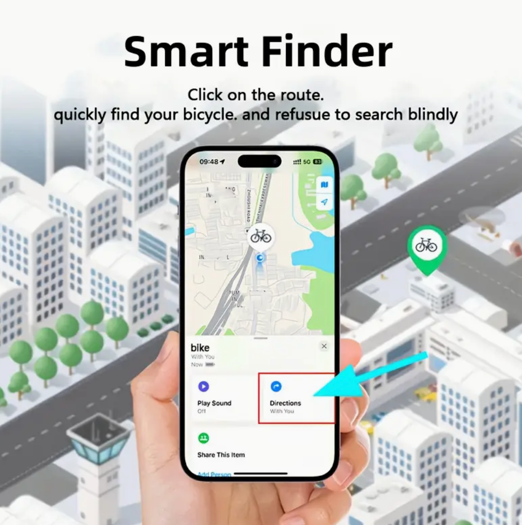 Dog/Cat Air Tracker Smart Tag with a durable silicone protective sleeve and requires no extra attachments (IOS)