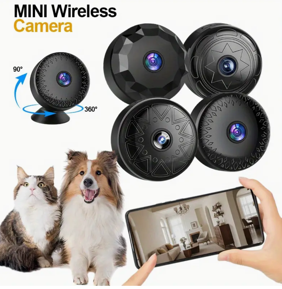 480p Smart Pet Camera – Indoor &amp; Outdoor Surveillance
