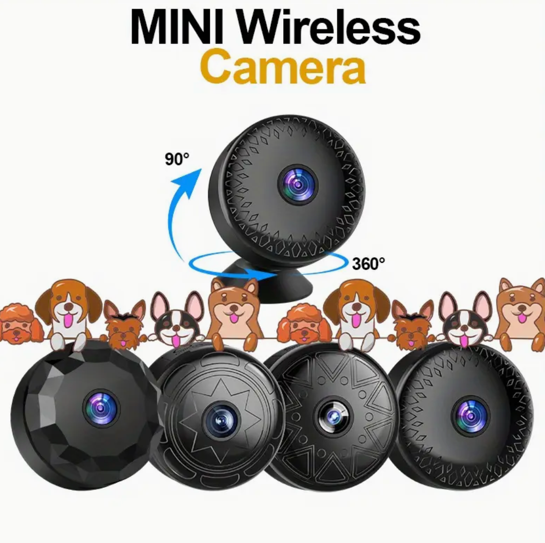 480p Smart Pet Camera – Indoor &amp; Outdoor Surveillance