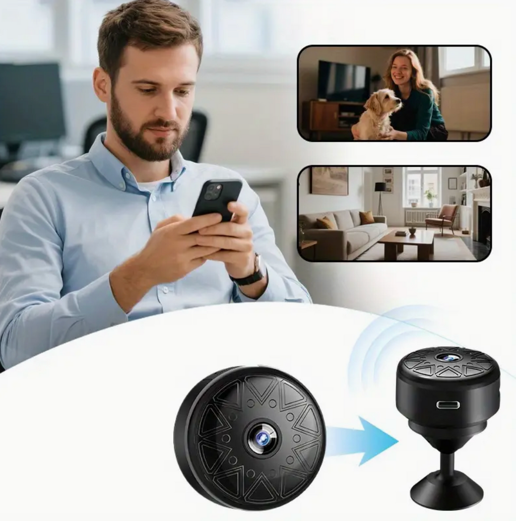 480p Smart Pet Camera – Indoor &amp; Outdoor Surveillance