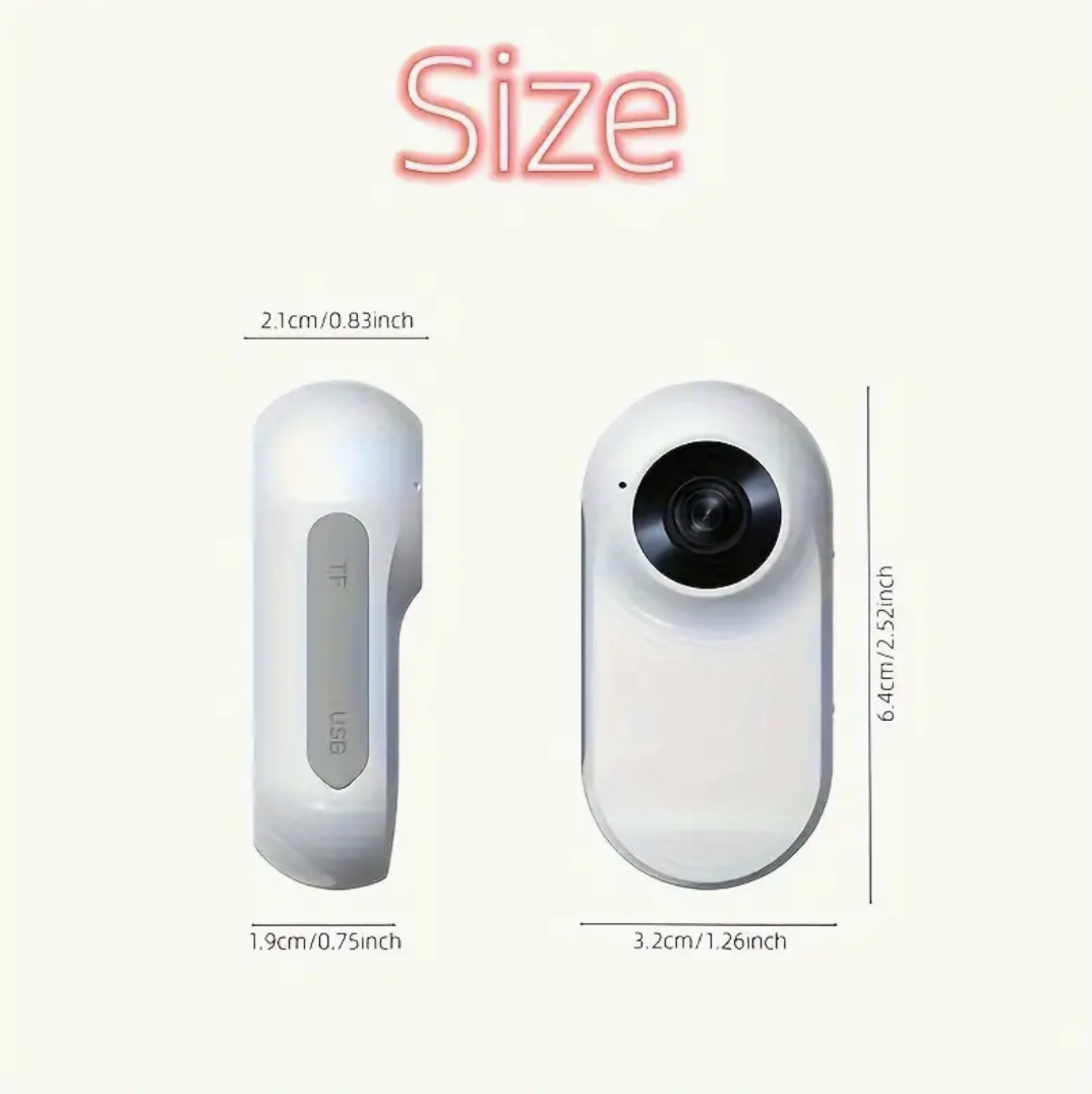 1080P Multifunctional Pet & Action COLLAR Camera – 170° Wide Angle Lens