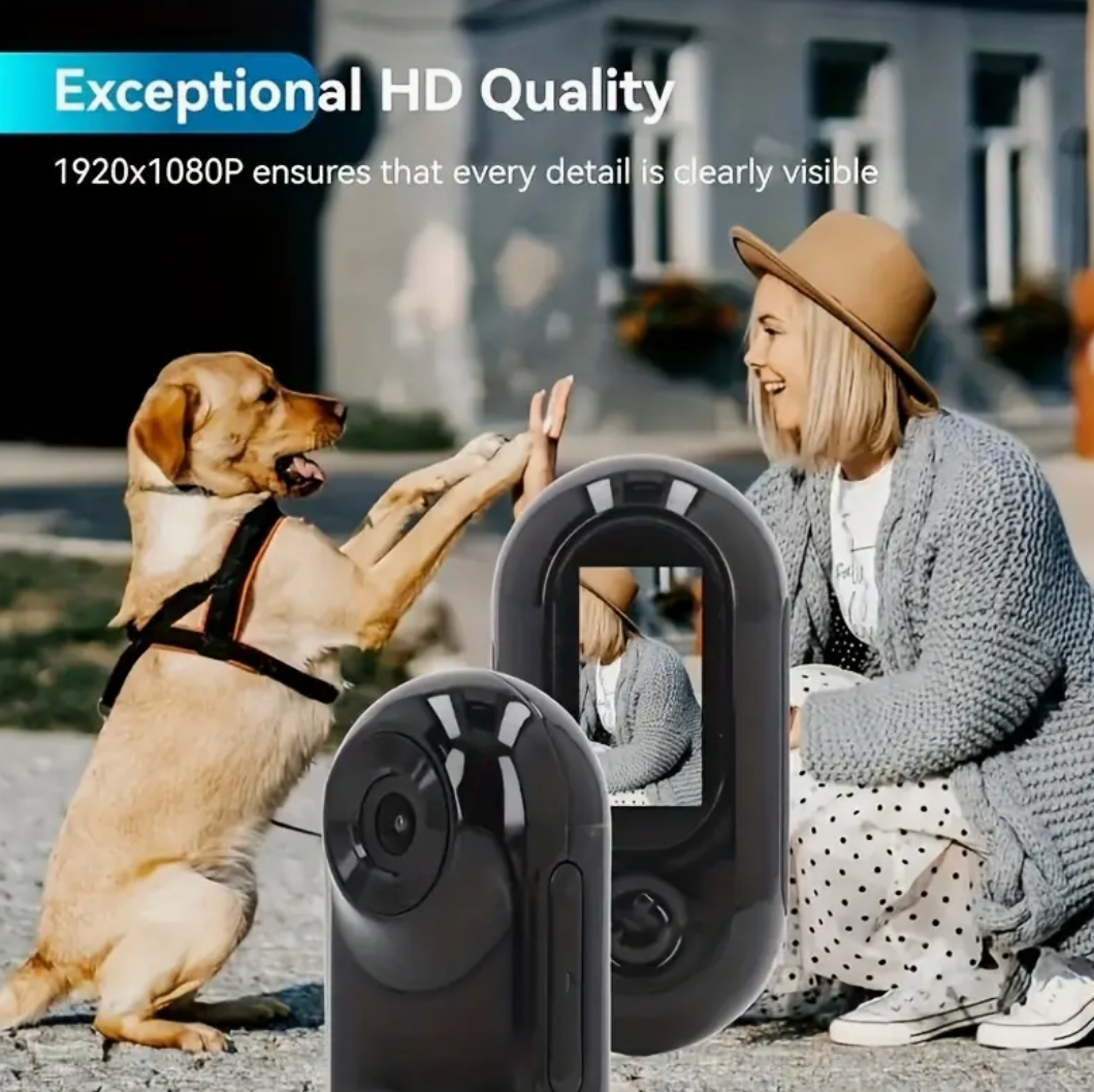 1080P Multifunctional Pet & Action COLLAR Camera – 170° Wide Angle Lens
