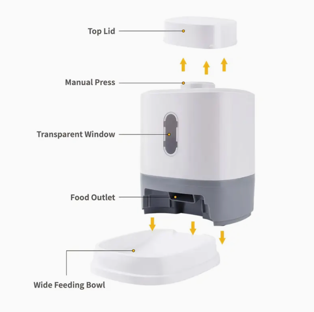1.5L Large Capacity Interactive Pet Feeder