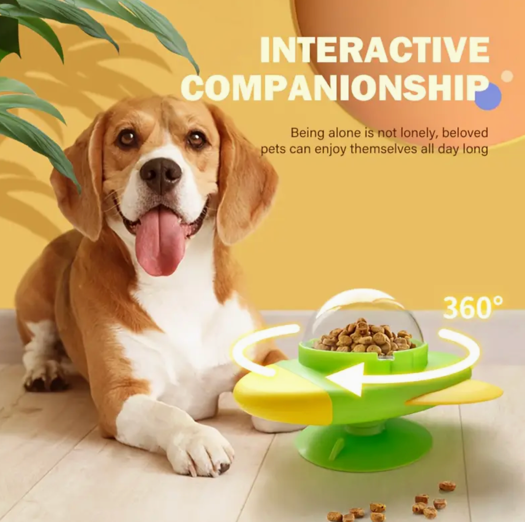 Interactive Smart Dog Feeder with Slow-Feed &amp; Anti-Choke System