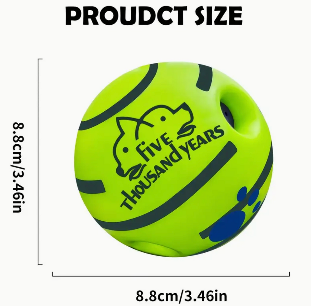 Pet Voice Ball Toy – Dog IQ Training Ball (No Battery Required)
