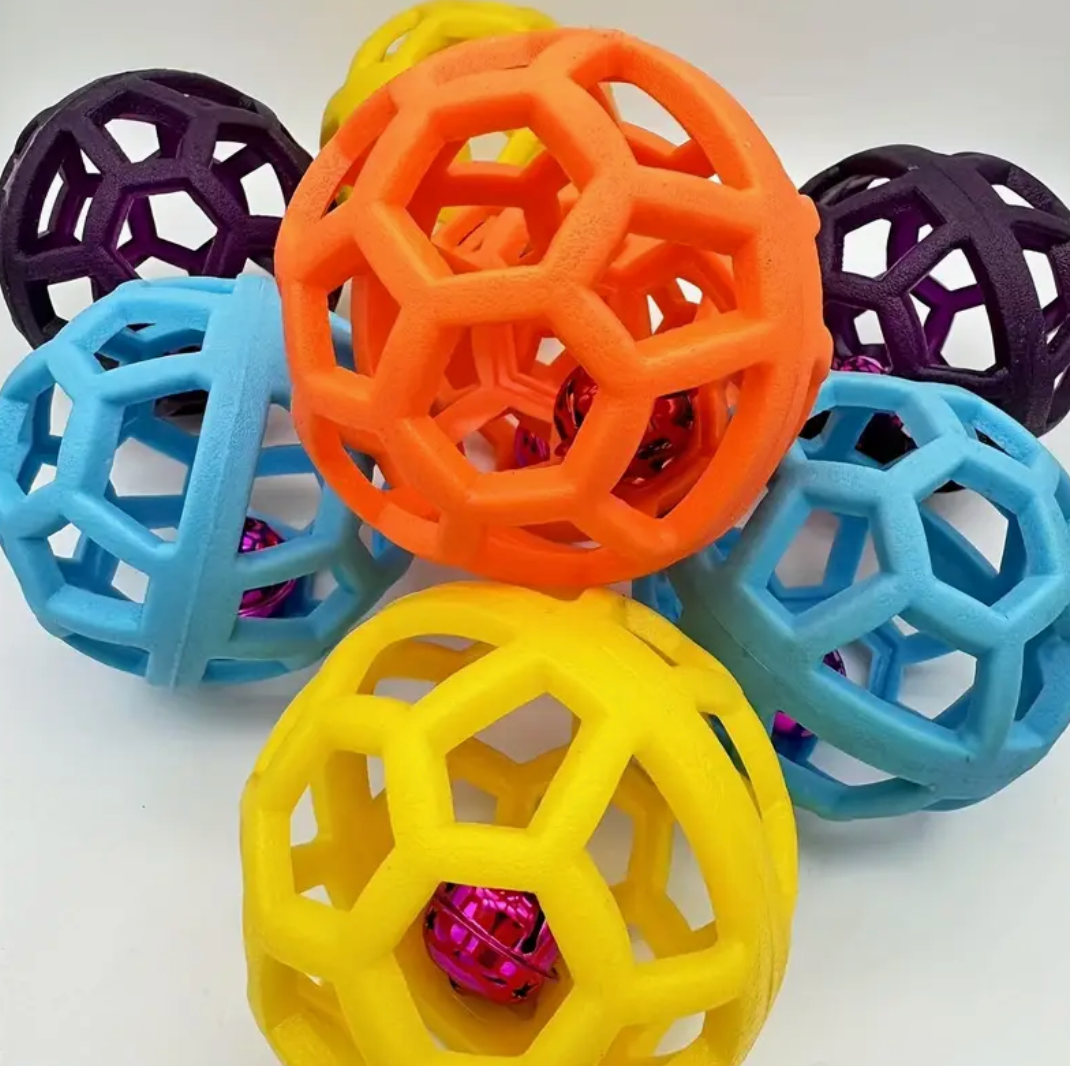 9cm/3.54in TPR Bite-Resistant Hollow Rubber Ball