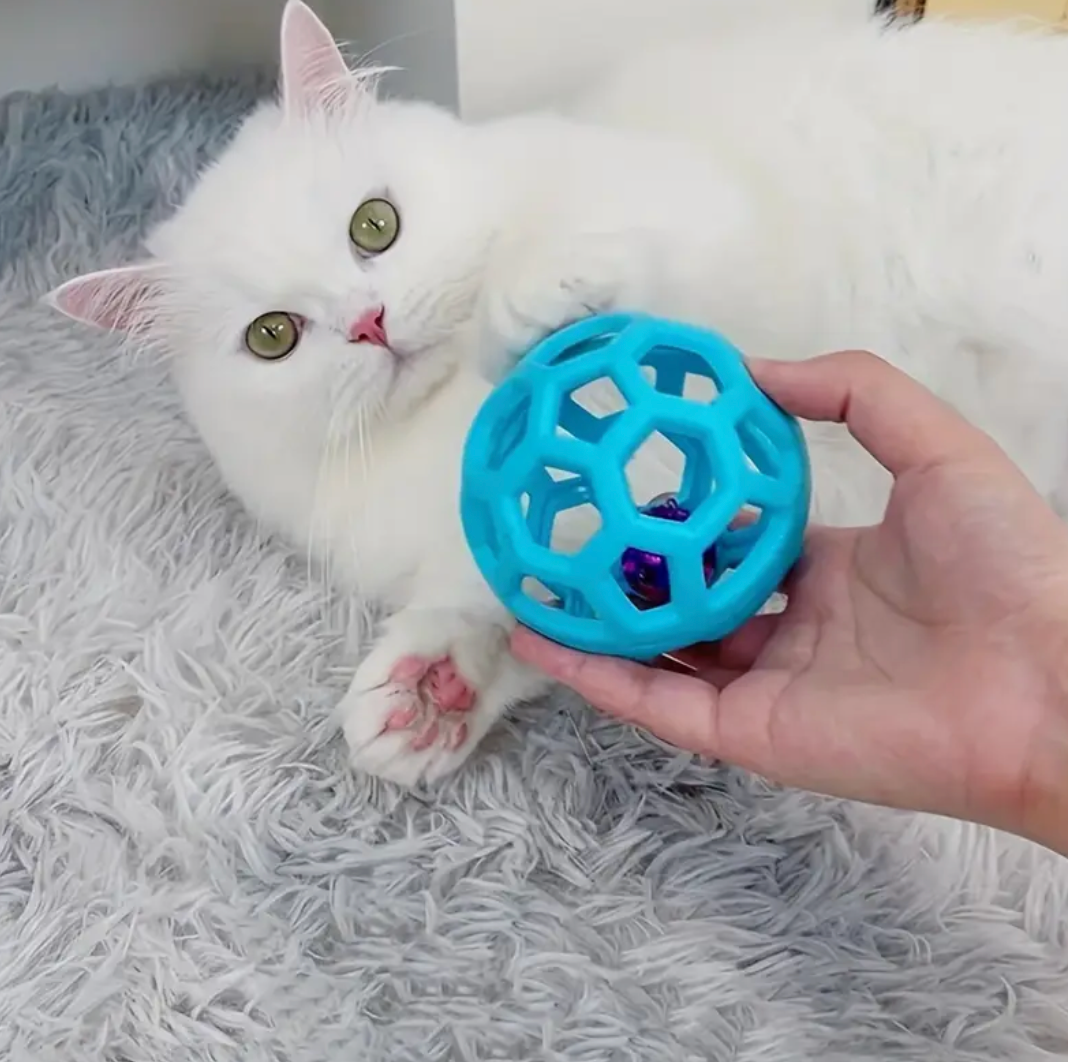 9cm/3.54in TPR Bite-Resistant Hollow Rubber Ball