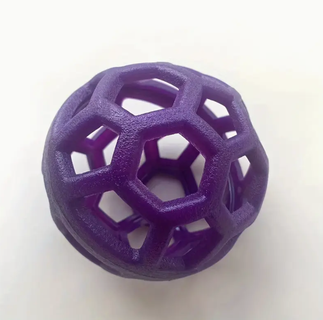 9cm/3.54in TPR Bite-Resistant Hollow Rubber Ball