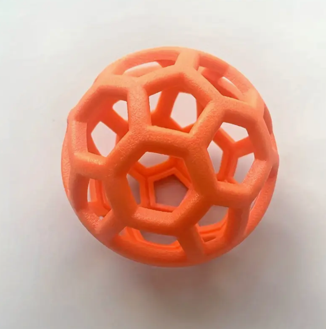 9cm/3.54in TPR Bite-Resistant Hollow Rubber Ball
