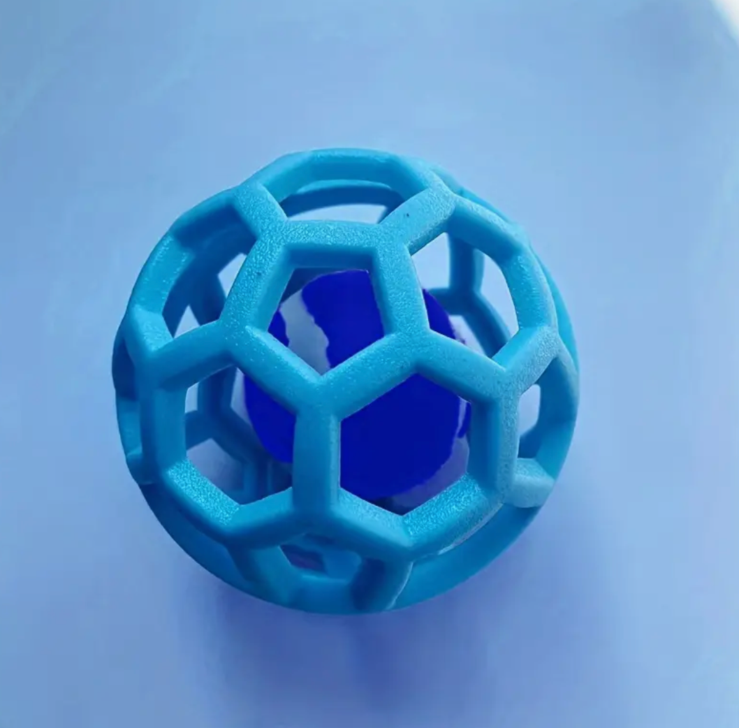 9cm/3.54in TPR Bite-Resistant Hollow Rubber Ball
