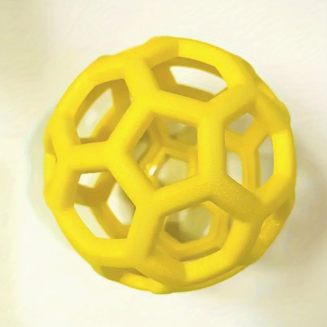 9cm/3.54in TPR Bite-Resistant Hollow Rubber Ball