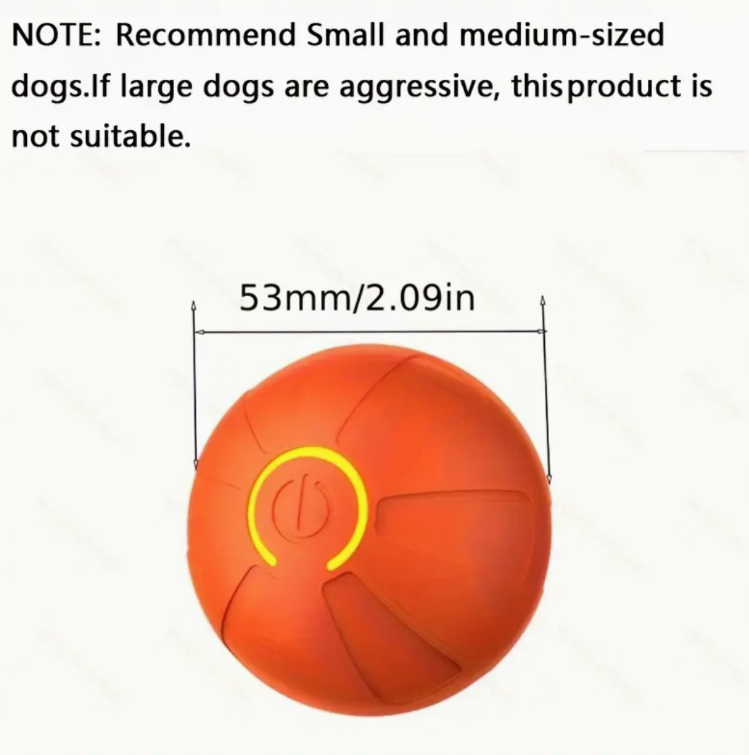 Rechargeable Pet Toy Ball for Cats and Dogs