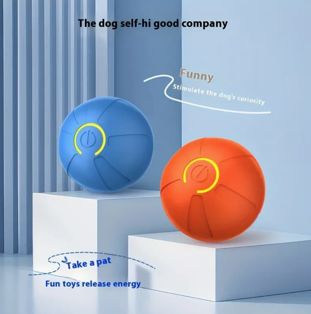 Rechargeable Pet Toy Ball for Cats and Dogs