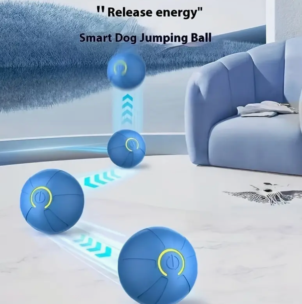 Rechargeable Pet Toy Ball for Cats and Dogs