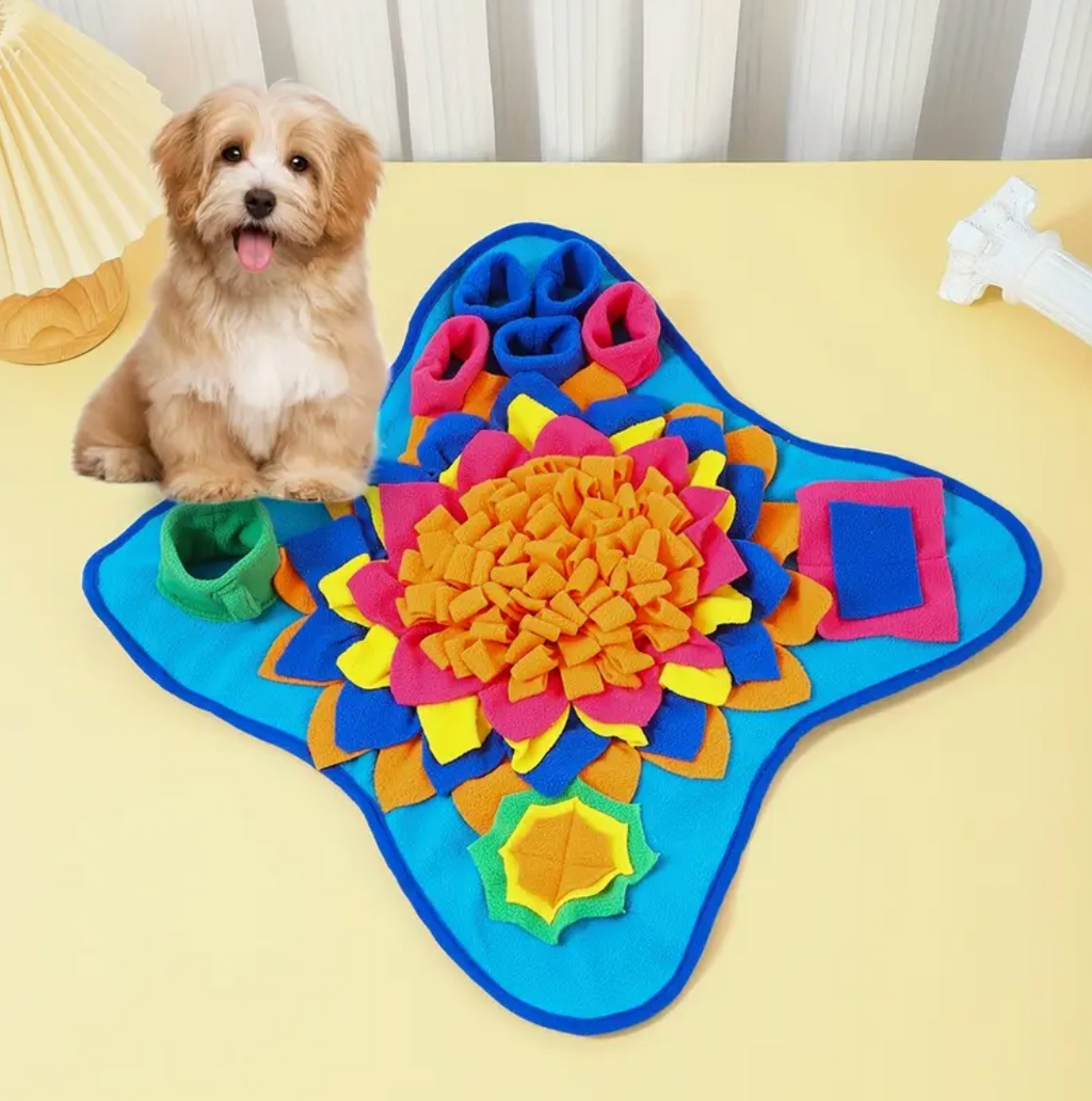 Interactive Pet Snuffle Mat for Dogs – Foraging, Slow Feeding & Stress Relief Toy