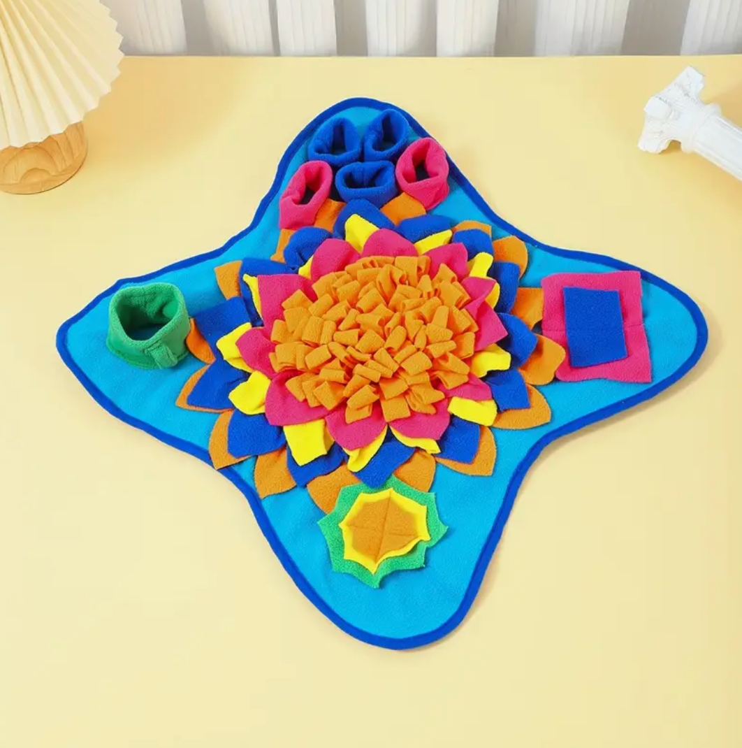 Interactive Pet Snuffle Mat for Dogs – Foraging, Slow Feeding & Stress Relief Toy