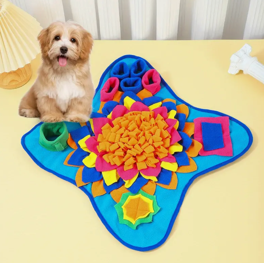 Interactive Pet Snuffle Mat for Dogs – Foraging, Slow Feeding & Stress Relief Toy
