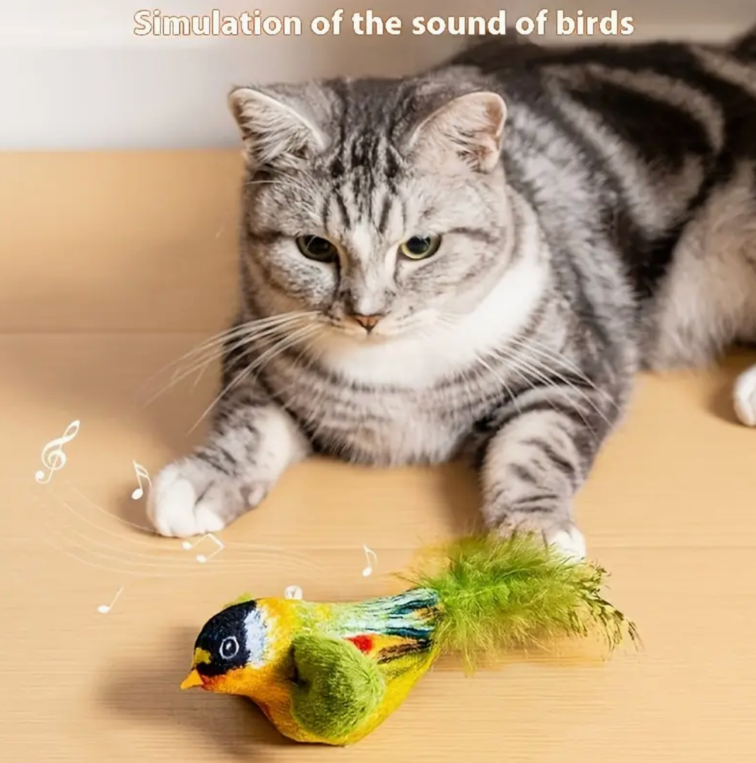 Interactive Simulated Bird Cat Toy (1pc)