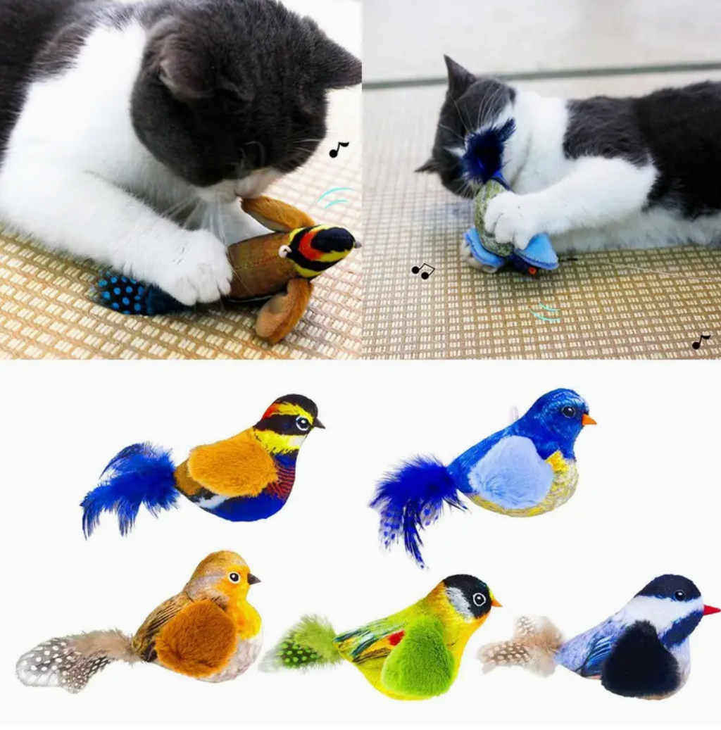 Interactive Simulated Bird Cat Toy (1pc)