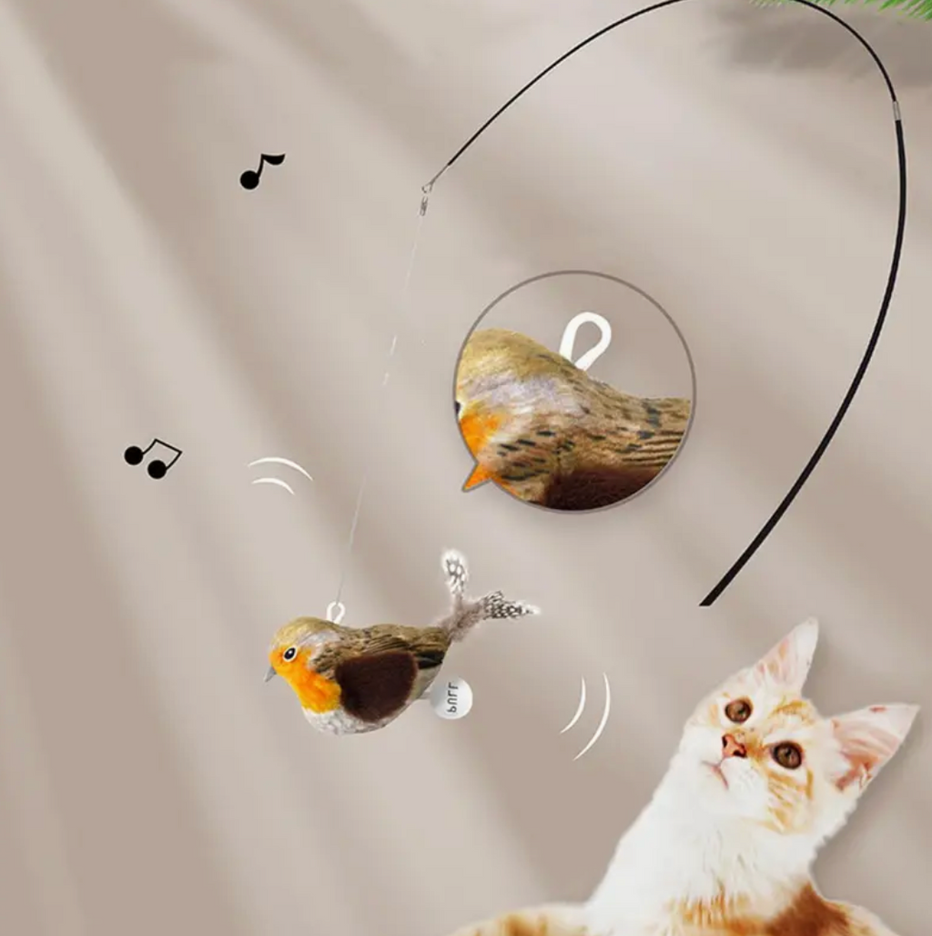 Interactive Simulated Bird Cat Toy (1pc)