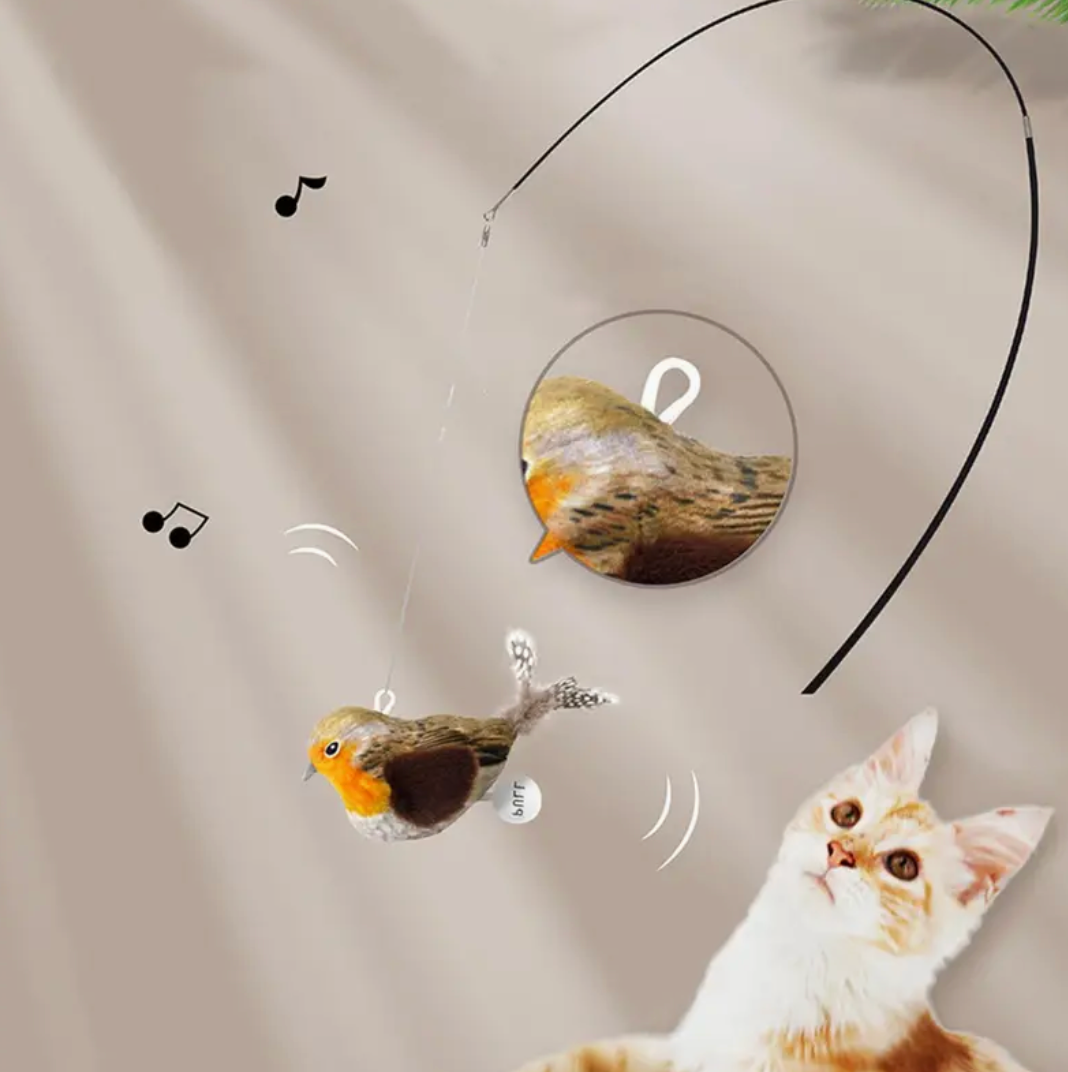 Interactive Simulated Bird Cat Toy (1pc)