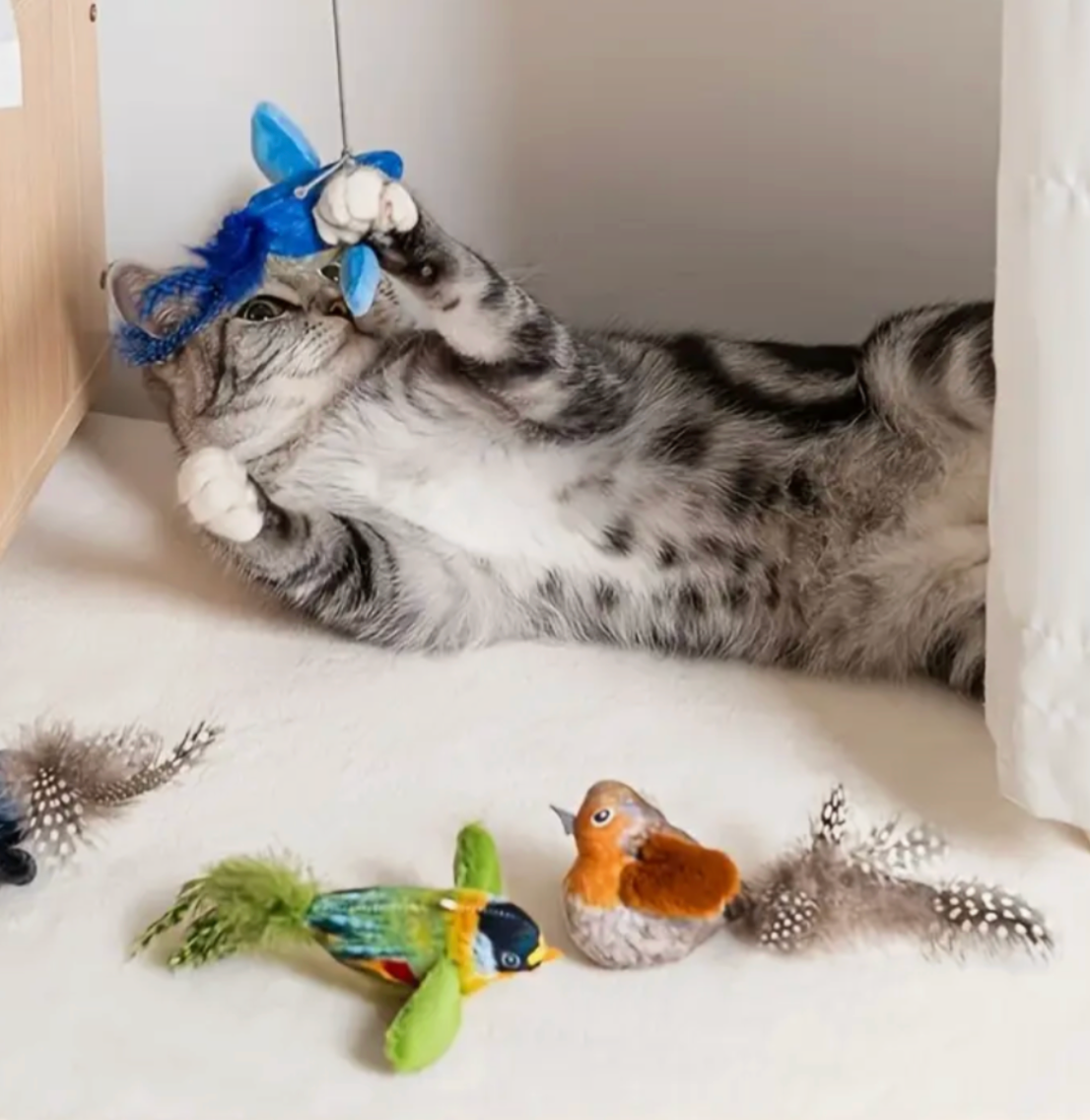 Interactive Simulated Bird Cat Toy (1pc)