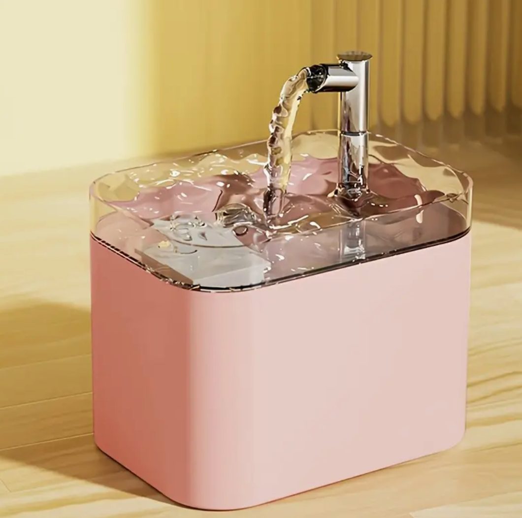 1.5L Automatic Cat Water Fountain – Gravity-Fed, Low Voltage, Continuous Fresh Flow for Multi-Cat Homes