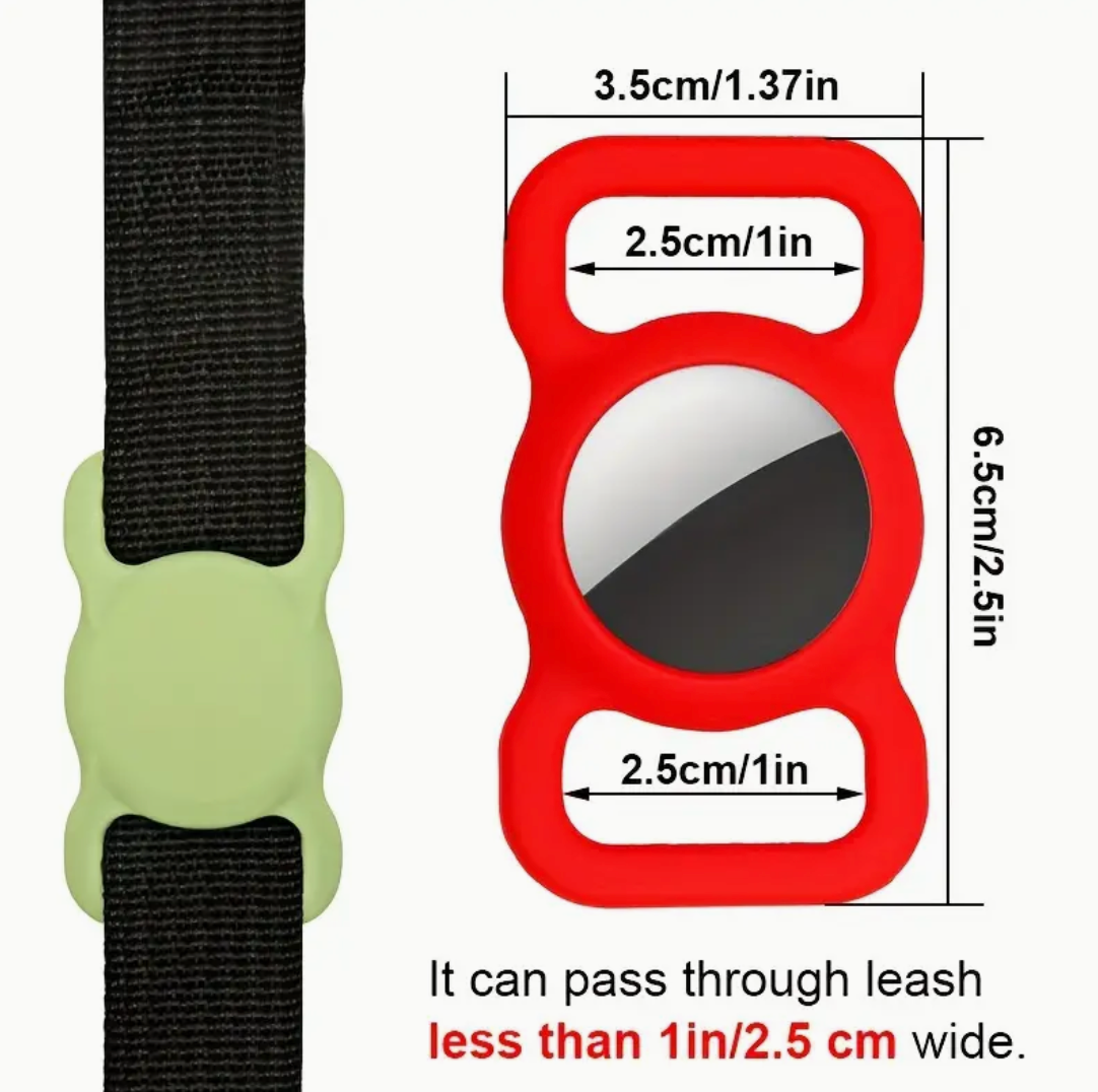 Tracker Protective Case for AirTag – Durable Dog/cat Collar Holder for Secure Pet Tracking with AirTag
