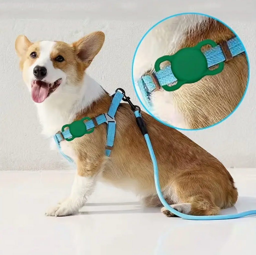 Tracker Protective Case for AirTag – Durable Dog/cat Collar Holder for Secure Pet Tracking with AirTag