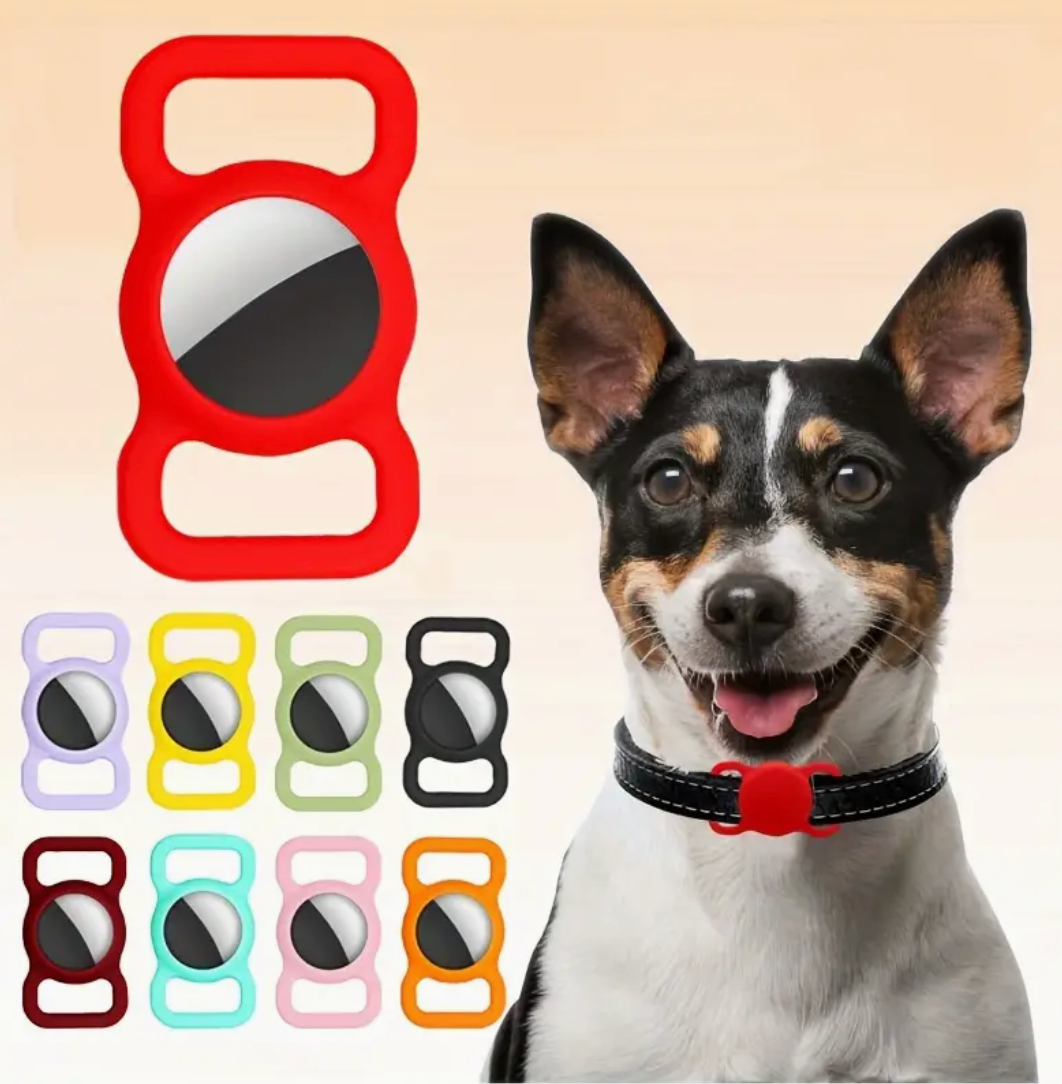 Tracker Protective Case for AirTag – Durable Dog/cat Collar Holder for Secure Pet Tracking with AirTag