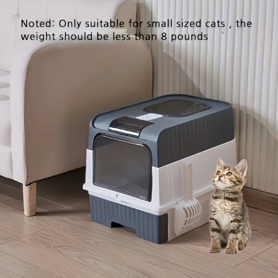Large Automatic Self-Cleaning Cat Litter Box – Odor-Control, Easy-Clean Drawer & Space-Saving Design for Indoor Cats