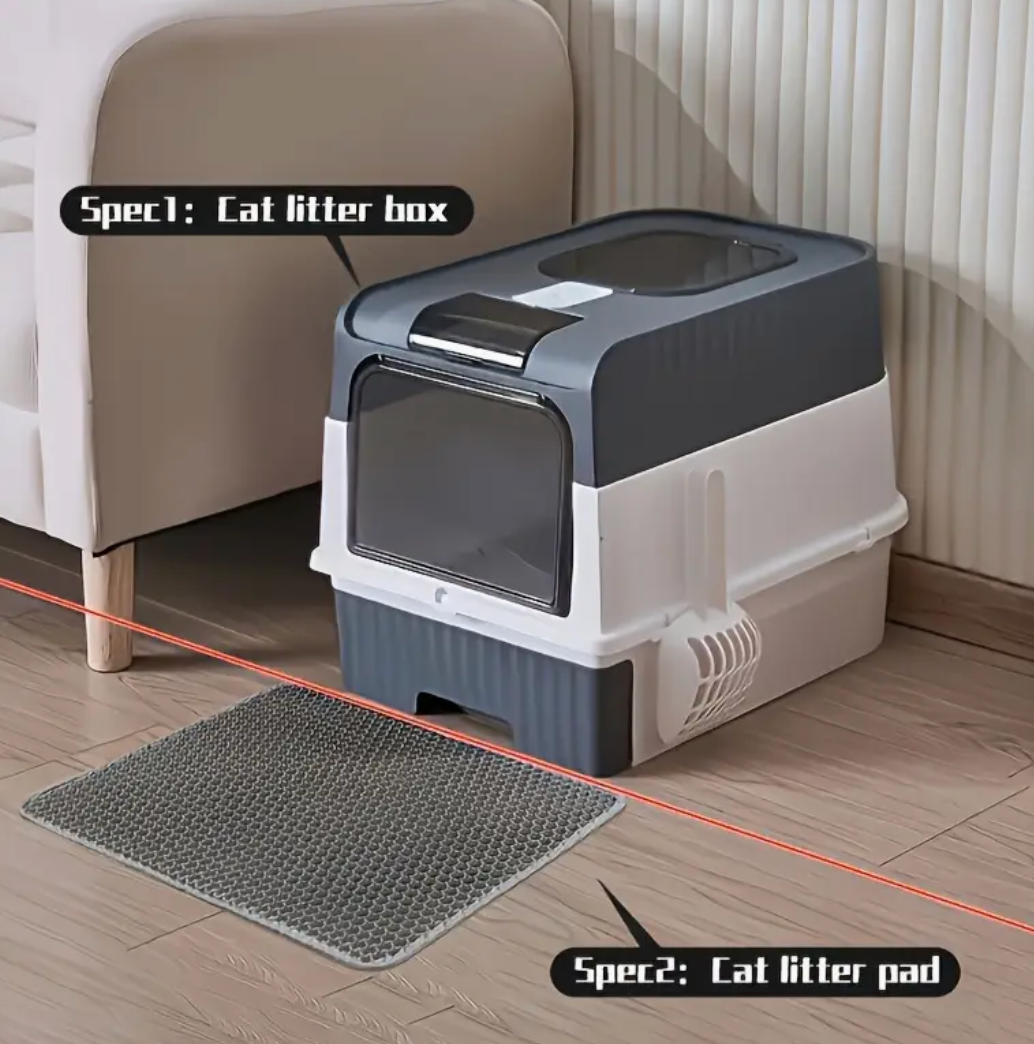Large Automatic Self-Cleaning Cat Litter Box – Odor-Control, Easy-Clean Drawer & Space-Saving Design for Indoor Cats