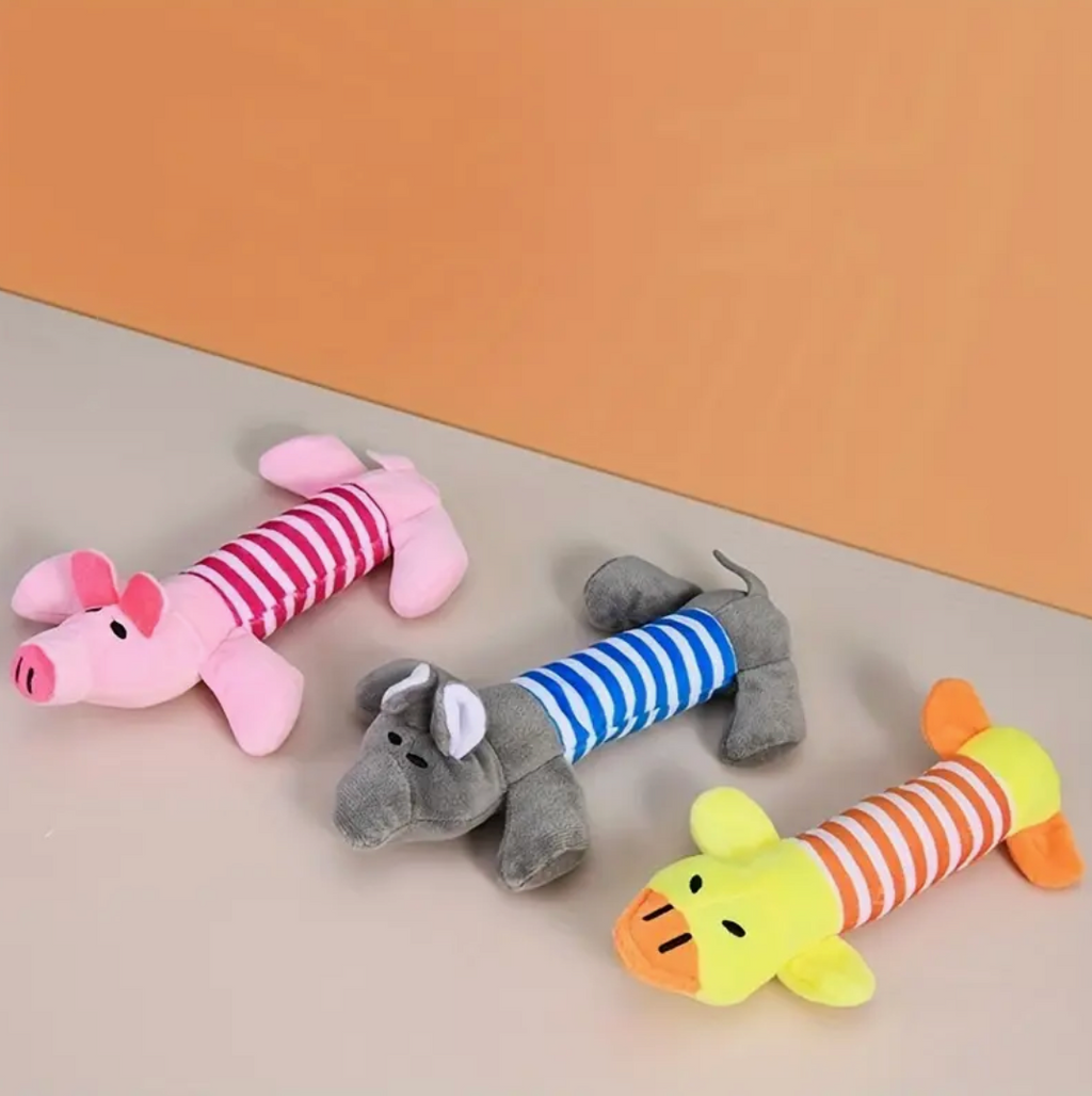 Durable Squeaky Dog Chew Toy – Interactive Design for Aggressive Chewers