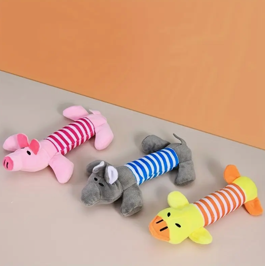 Durable Squeaky Dog Chew Toy – Interactive Design for Aggressive Chewers