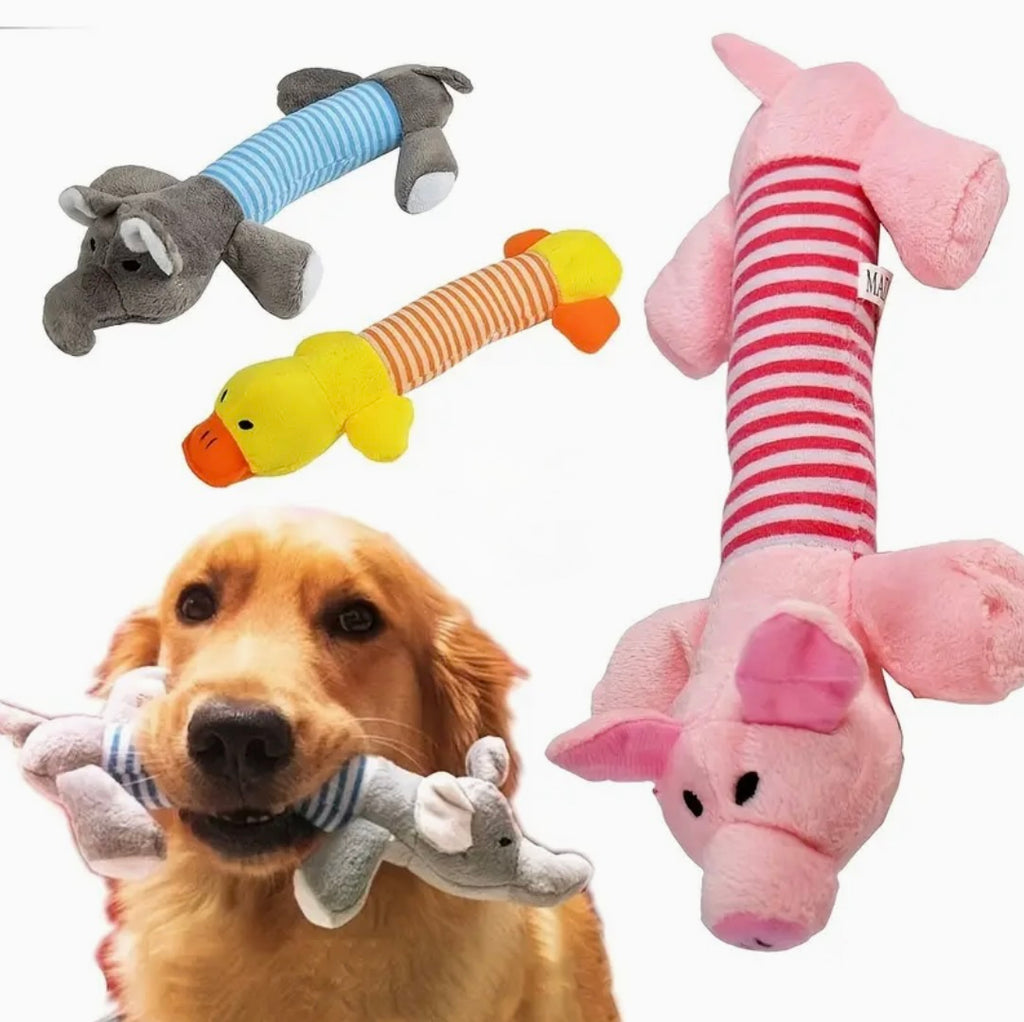 Durable Squeaky Dog Chew Toy – Interactive Design for Aggressive Chewers