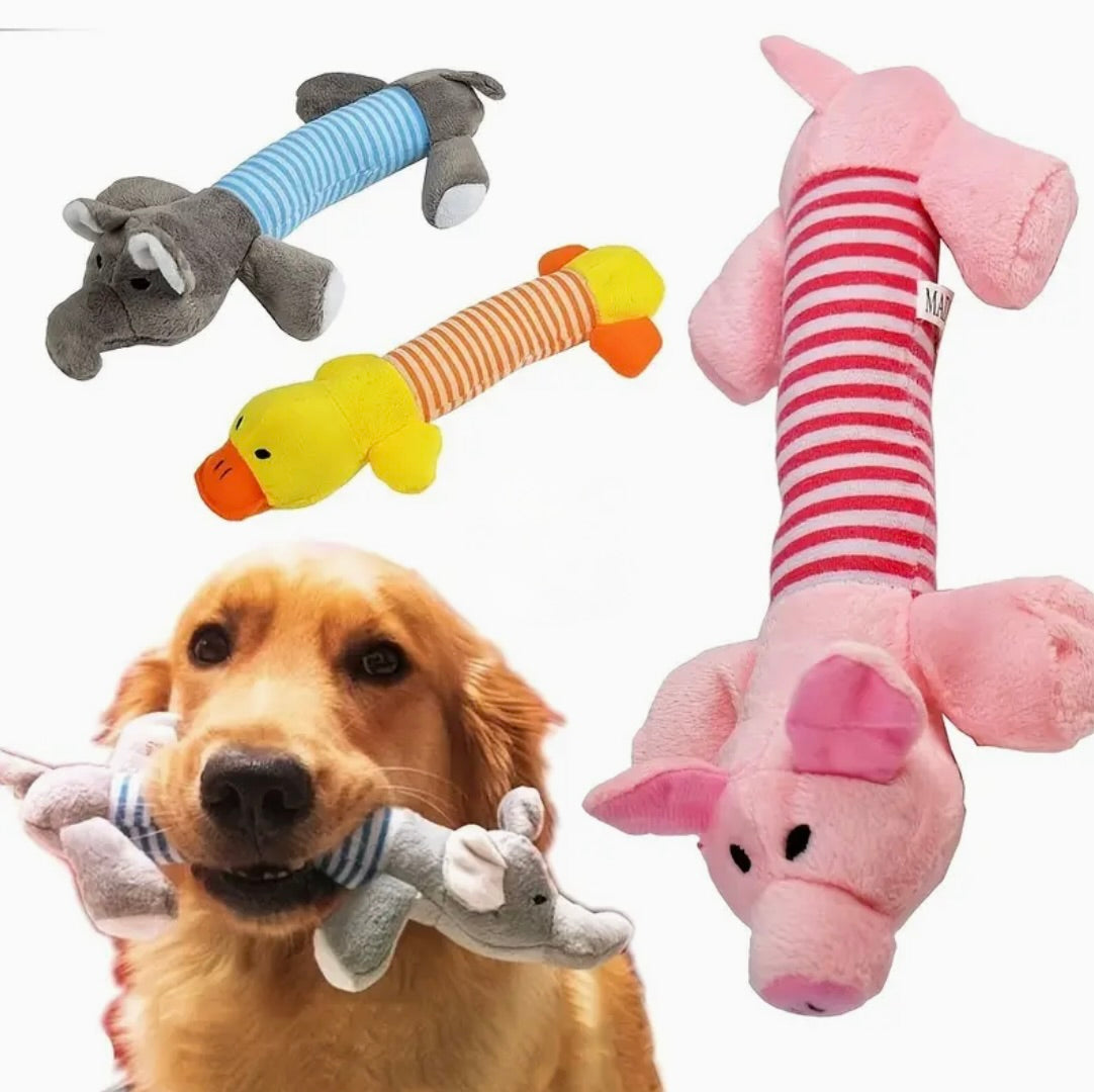 Durable Squeaky Dog Chew Toy – Interactive Design for Aggressive Chewers